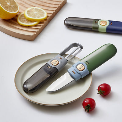 18.9*3.5CM Multifunctional 2 In 1 Stainless Steel Fruit Knife 77g