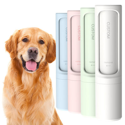 Ergonomic Reusable Pet Hair Remover Dog Lint Roller Brush 4.3*4.3*18.3cm