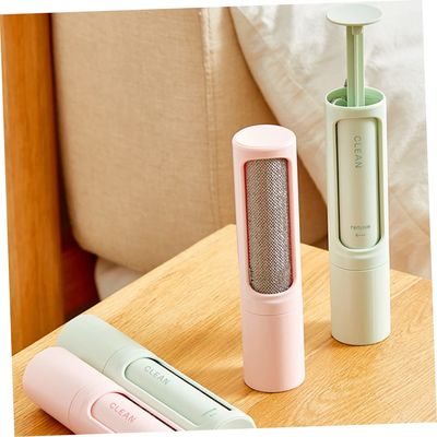 Ergonomic Reusable Pet Hair Remover Dog Lint Roller Brush 4.3*4.3*18.3cm