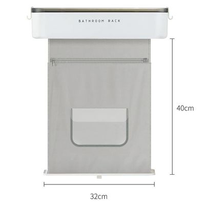 Multifunctional  Wall Mounted Bathroom Storage Rack ABS Material