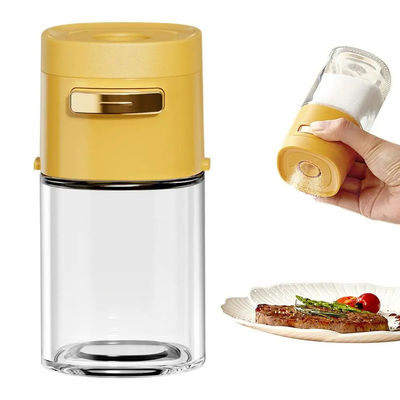 Household Sealed Kitchen Spice Jar Quantitative Glass Seasoning Bottle
