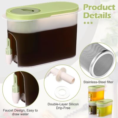 1 Gallon Large Cpacity Rapid Cold Brew Coffee Maker OEM Cold Coffee Brew Machine