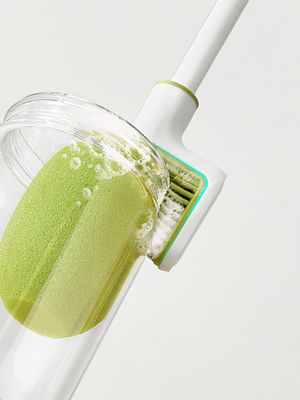 3 IN 1 Multifunction Long Handle Cup Lid Cleaning Brush Cup Washing Brush