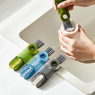 3 In 1 Multipurpose Cup Cover Water Bottle Gap Cleaner Tools Home Kitchen Cleaning Brush