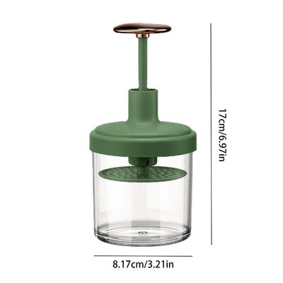 OEM Plastic Face Wash Hair Shampoo Dew Foam Press Foaming Bubbler Cup