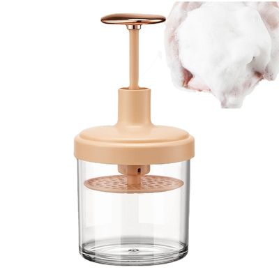 OEM Plastic Face Wash Hair Shampoo Dew Foam Press Foaming Bubbler Cup