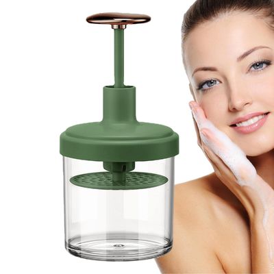 OEM Plastic Face Wash Hair Shampoo Dew Foam Press Foaming Bubbler Cup