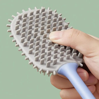 Toilet Bowl Brush and Holder Durable and Flexible Bristles Wall Mounted Toilet Brush for Bathroom Cleaning