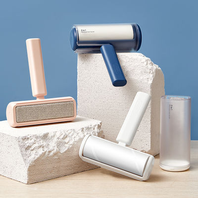 2 In 1 Hair Remover Electrostatic Pet Bed Sheet Cleaning Hair Removal Detachable Roll Paper Hair Brush ﻿Cleaner Lint Roller