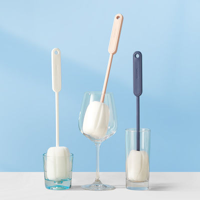 Baby Bottle Cups Kettle Wine Glasses head sponge brush With 27 Cm Long Handle