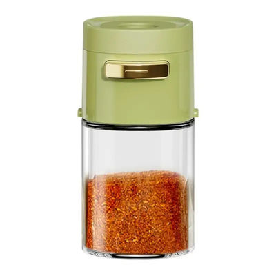 Household Sealed Kitchen Spice Jar Quantitative Glass Seasoning Bottle