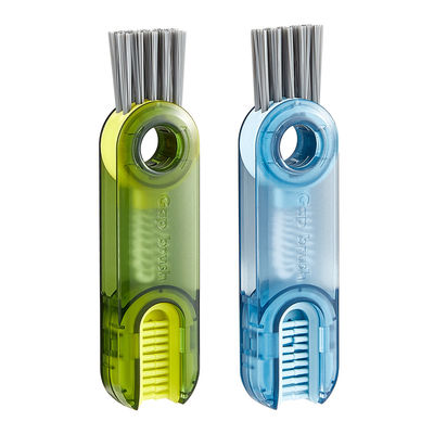 OEM 3 In 1 Bottle Cup Lid Brush Silicone Matrial Straw Crevice Cleaning Tools