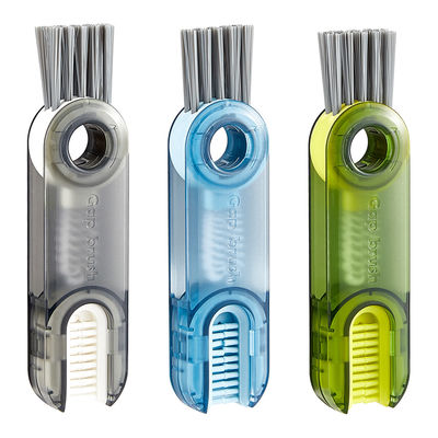 3 In 1 Multipurpose Cup Cover Water Bottle Gap Cleaner Tools Home Kitchen Cleaning Brush